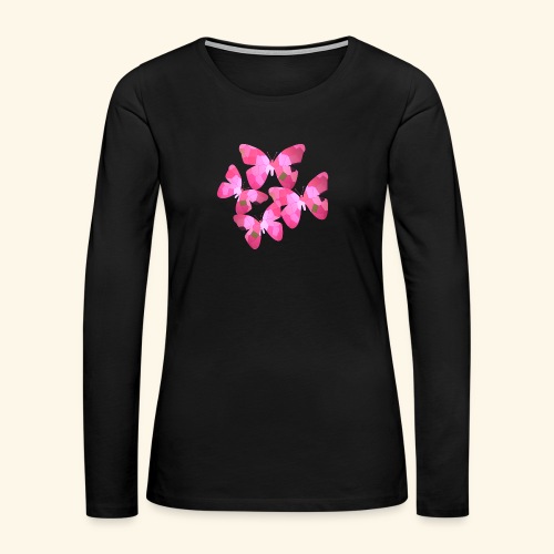 butterfly_effect - Women's Premium Slim Fit Long Sleeve T-Shirt