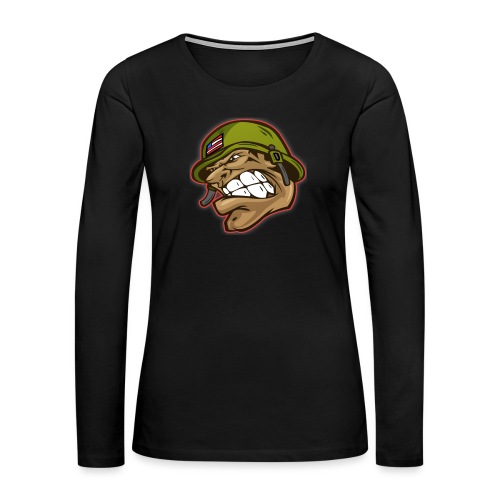 Mean HerKs Collection - Women's Premium Slim Fit Long Sleeve T-Shirt