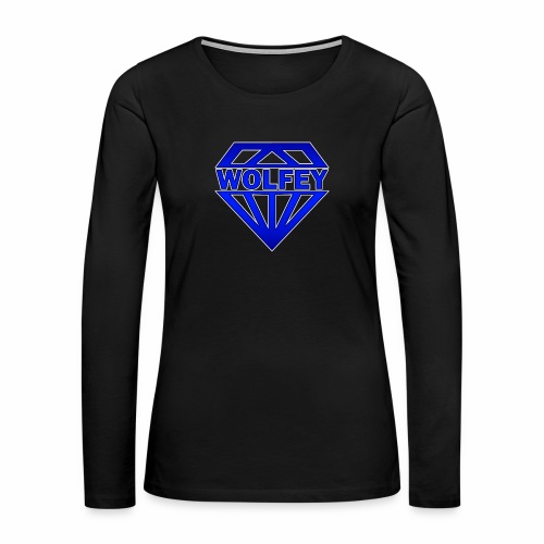 Diamond PNG - Women's Premium Slim Fit Long Sleeve T-Shirt