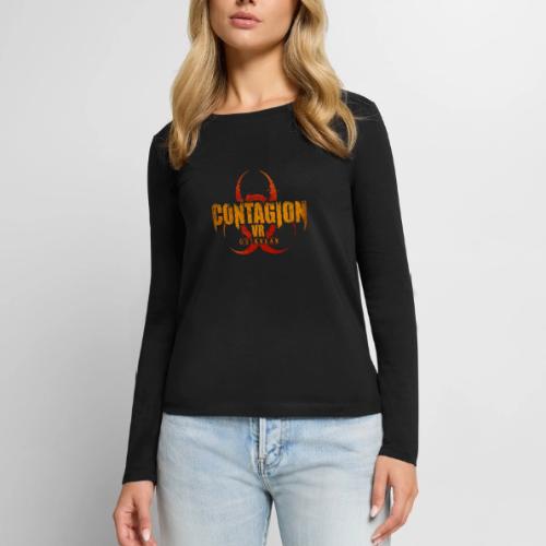 Contagion Outbreak Col - Women's Premium Slim Fit Long Sleeve T-Shirt