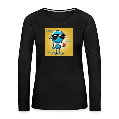 Live. Laugh. Love - Women's Premium Slim Fit Long Sleeve T-Shirt