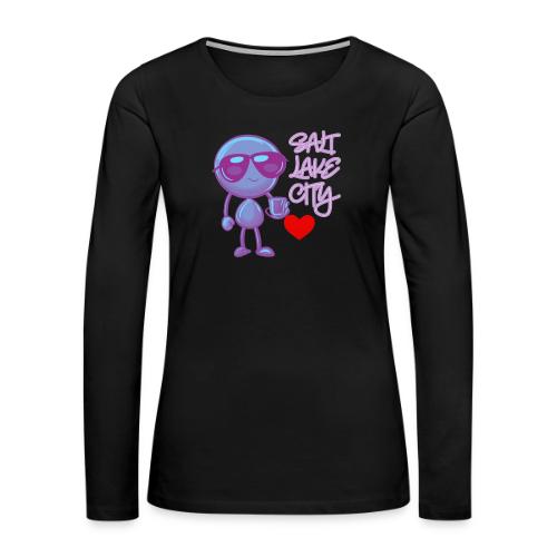 Smoon City 19 Salt Lake City - Women's Premium Slim Fit Long Sleeve T-Shirt