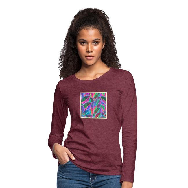 Vivid Leaf Pattern Design