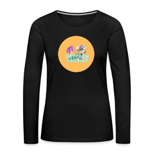 The Real Gryphon MERCH - Women's Premium Slim Fit Long Sleeve T-Shirt