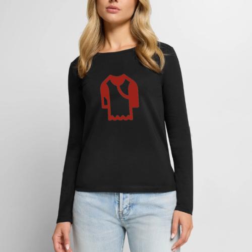 Logo outline - Women's Premium Slim Fit Long Sleeve T-Shirt