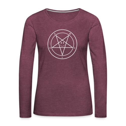 Smile Pentagram - Women's Premium Slim Fit Long Sleeve T-Shirt