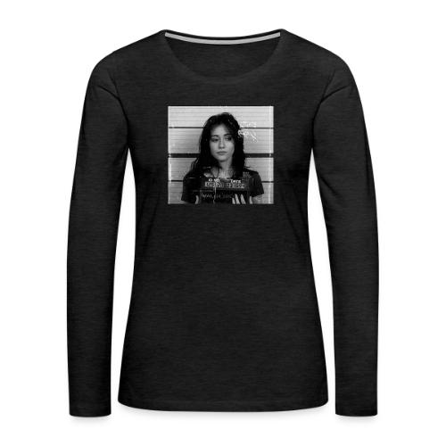 Brenda Walsh Prison - Women's Premium Slim Fit Long Sleeve T-Shirt