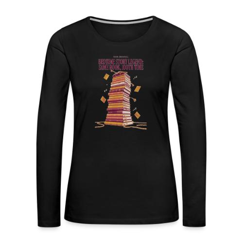 Bedtime Story Legend T Shirt - Women's Premium Slim Fit Long Sleeve T-Shirt