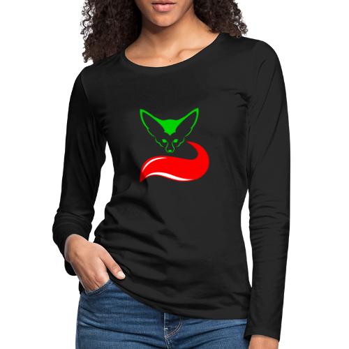 The Fennec, the Desert Fox of Algeria - Women's Premium Slim Fit Long Sleeve T-Shirt