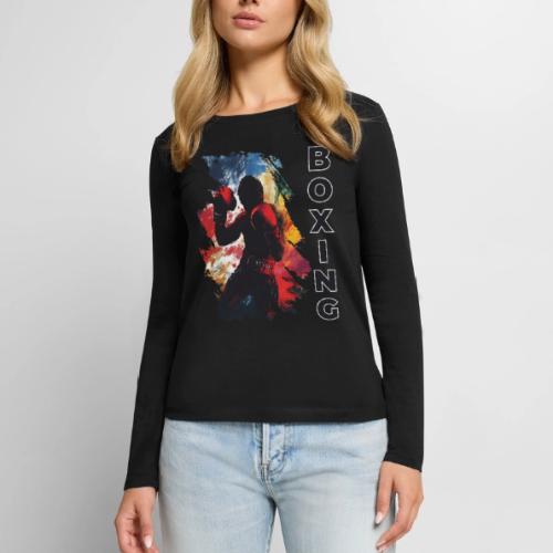 Boxing Drive - Women's Premium Slim Fit Long Sleeve T-Shirt