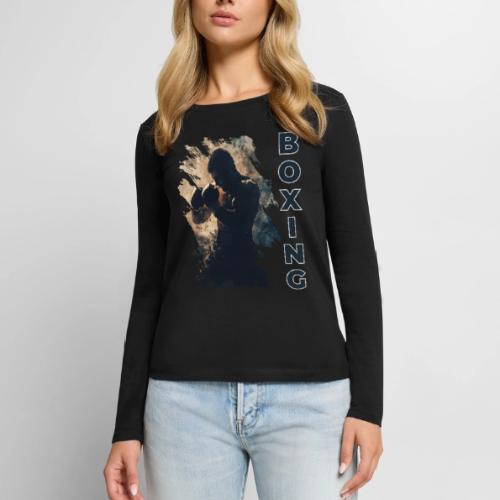 Boxing Ready - Women's Premium Slim Fit Long Sleeve T-Shirt