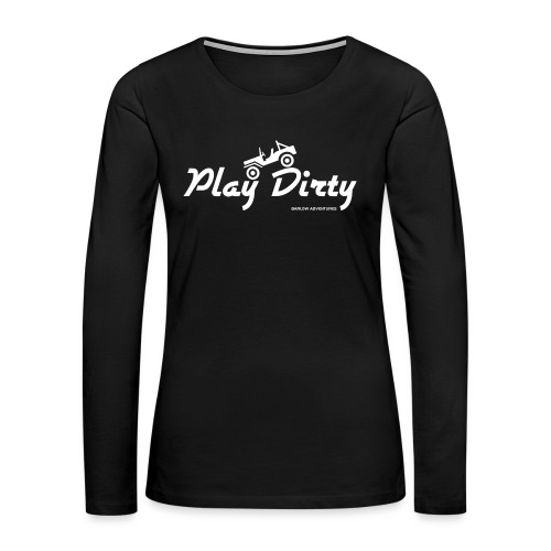 Classic Barlow Adventures Play Dirty Jeep - Women's Premium Slim Fit Long Sleeve T-Shirt