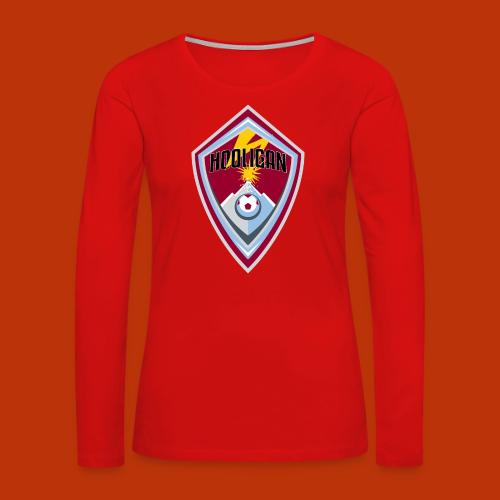 Banned In DCD - Women's Premium Slim Fit Long Sleeve T-Shirt