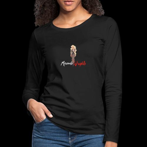 Pin-up Miranda - Women's Premium Slim Fit Long Sleeve T-Shirt