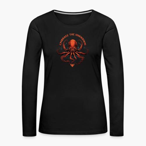 Embrace the Unkown - Women's Premium Slim Fit Long Sleeve T-Shirt