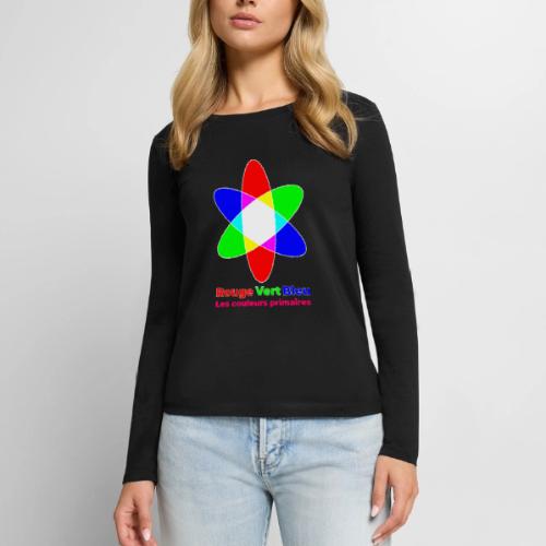 RGB Primary Colors - Women's Premium Slim Fit Long Sleeve T-Shirt