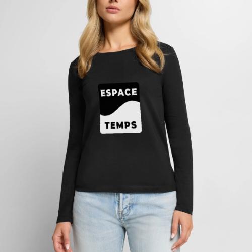 Space-Time: Distorted Reality - Women's Premium Slim Fit Long Sleeve T-Shirt