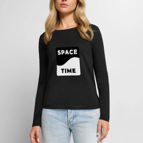 Space-time: Warped Reality - Women's Premium Slim Fit Long Sleeve T-Shirt