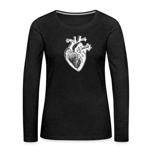 Heart - Women's Premium Slim Fit Long Sleeve T-Shirt