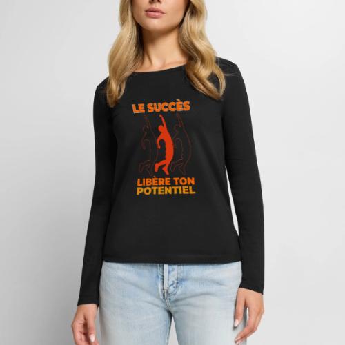 Libère ton Potentiel - Women's Premium Slim Fit Long Sleeve T-Shirt