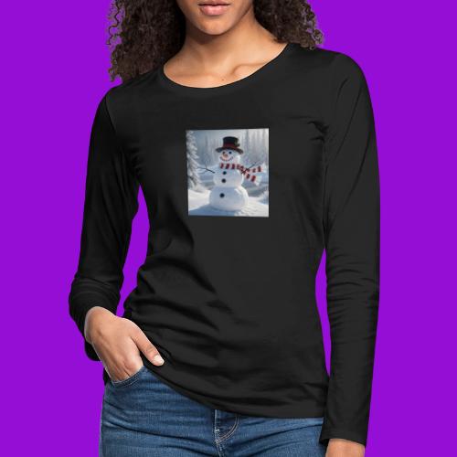 Frosty - Women's Premium Slim Fit Long Sleeve T-Shirt