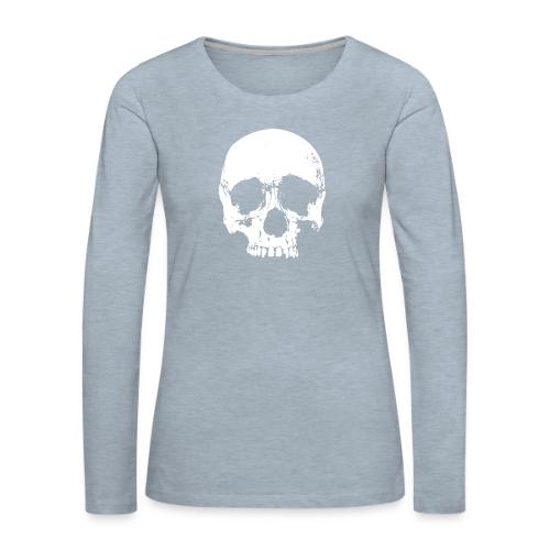 Skull - Women's Premium Slim Fit Long Sleeve T-Shirt