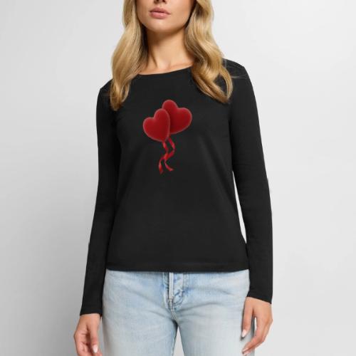 Two hearts together - Women's Premium Slim Fit Long Sleeve T-Shirt
