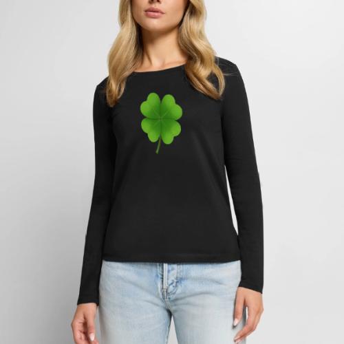 Four leaf clover - Women's Premium Slim Fit Long Sleeve T-Shirt