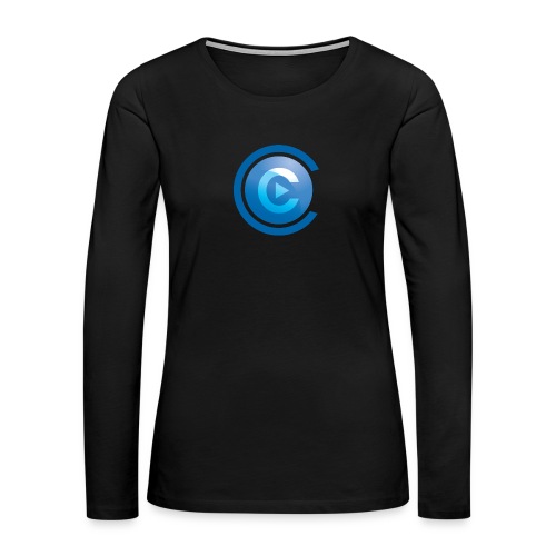 CCNewsIcon RGB - Women's Premium Slim Fit Long Sleeve T-Shirt