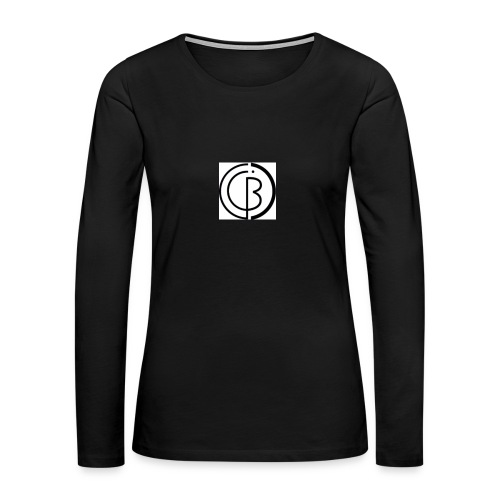 Tr2ug logo - Women's Premium Slim Fit Long Sleeve T-Shirt