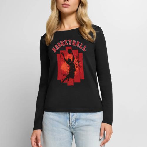 Basketball Mode On - Women's Premium Slim Fit Long Sleeve T-Shirt