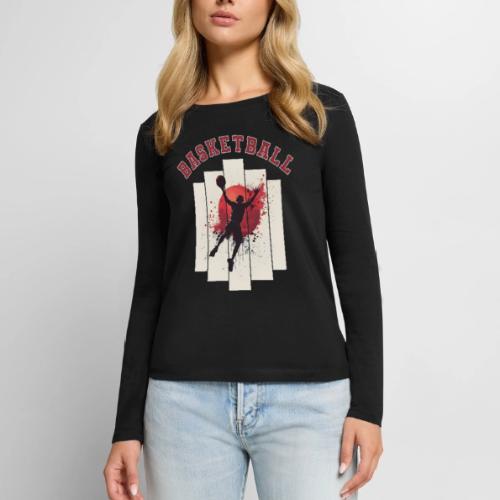Basketball Energy - Women's Premium Slim Fit Long Sleeve T-Shirt