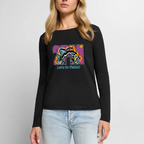 2PM Let's Go Fishin' - Women's Premium Slim Fit Long Sleeve T-Shirt