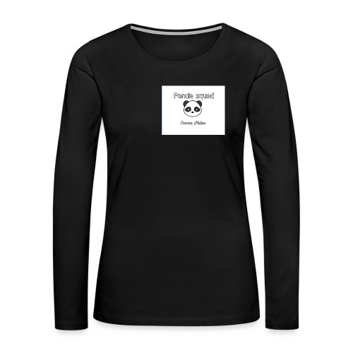 Panda - Women's Premium Slim Fit Long Sleeve T-Shirt