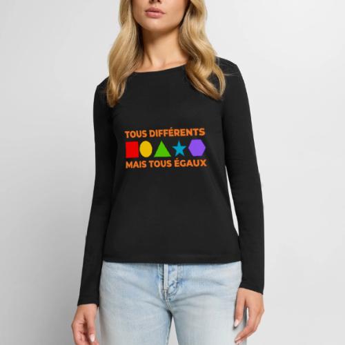 United in Our Differences - Women's Premium Slim Fit Long Sleeve T-Shirt