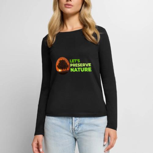 Nature protection - Women's Premium Slim Fit Long Sleeve T-Shirt
