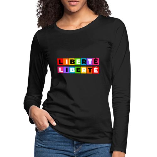 Freedom in colour - Women's Premium Slim Fit Long Sleeve T-Shirt