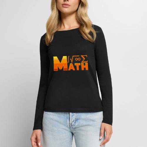 Math: The Language of Logic - Women's Premium Slim Fit Long Sleeve T-Shirt
