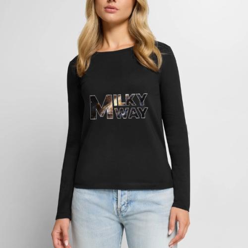 Milky Way Magic - Women's Premium Slim Fit Long Sleeve T-Shirt