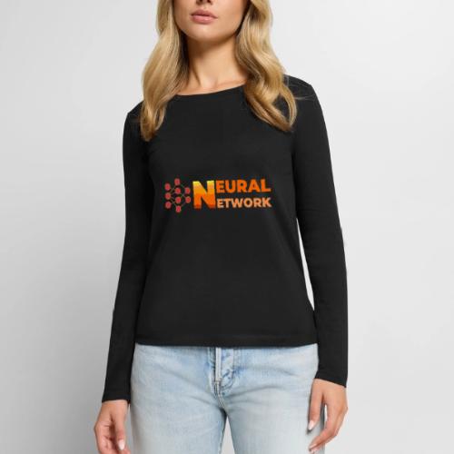 Neural Network: Digital Synapses - Women's Premium Slim Fit Long Sleeve T-Shirt