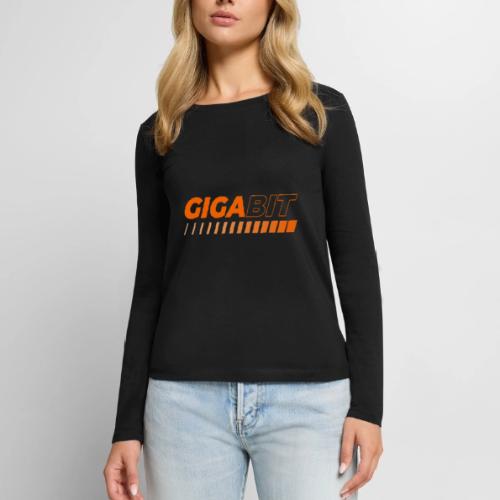 Gigabit: Speed Unleashed - Women's Premium Slim Fit Long Sleeve T-Shirt