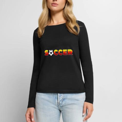 Soccer: Game of Goals - Women's Premium Slim Fit Long Sleeve T-Shirt