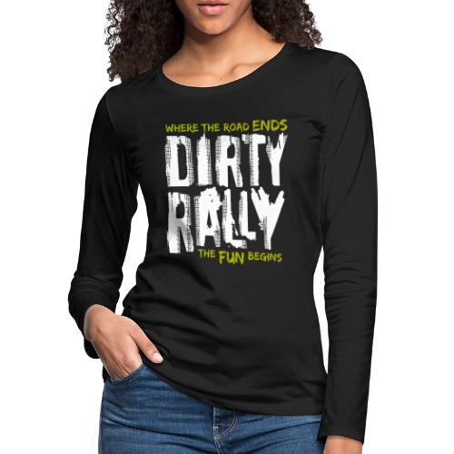 off road truck rally - Women's Premium Slim Fit Long Sleeve T-Shirt