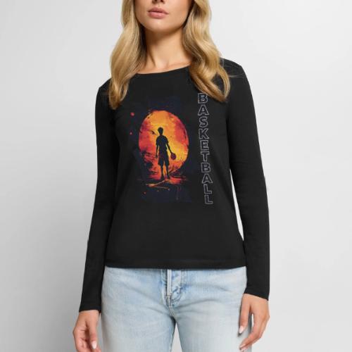 Basketball Blaze - Women's Premium Slim Fit Long Sleeve T-Shirt