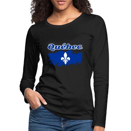 La fête nationale du Québec - Women's Premium Slim Fit Long Sleeve T-Shirt