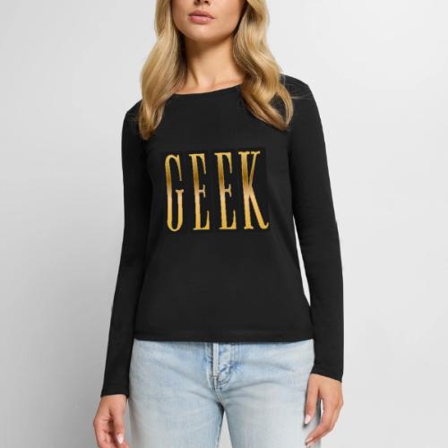 Proudly Geek - Women's Premium Slim Fit Long Sleeve T-Shirt