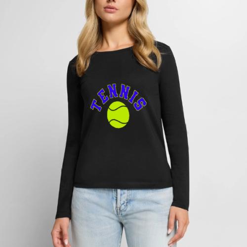 Tennis: Serve in Style - Women's Premium Slim Fit Long Sleeve T-Shirt