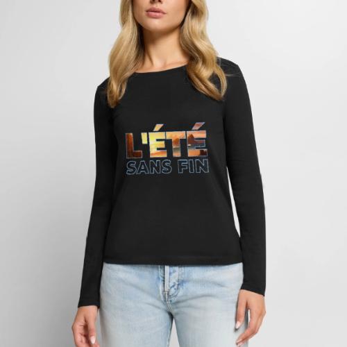 Golden Summer Atmosphere - Women's Premium Slim Fit Long Sleeve T-Shirt