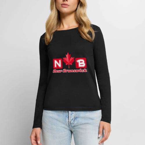 New Brunswick, province of Canada - Women's Premium Slim Fit Long Sleeve T-Shirt