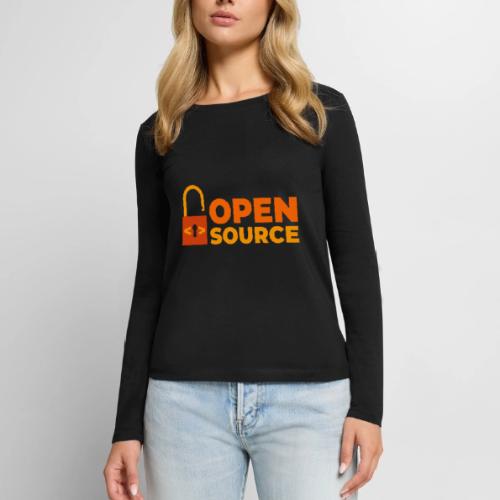 Open Source: Code is Freedom - Women's Premium Slim Fit Long Sleeve T-Shirt